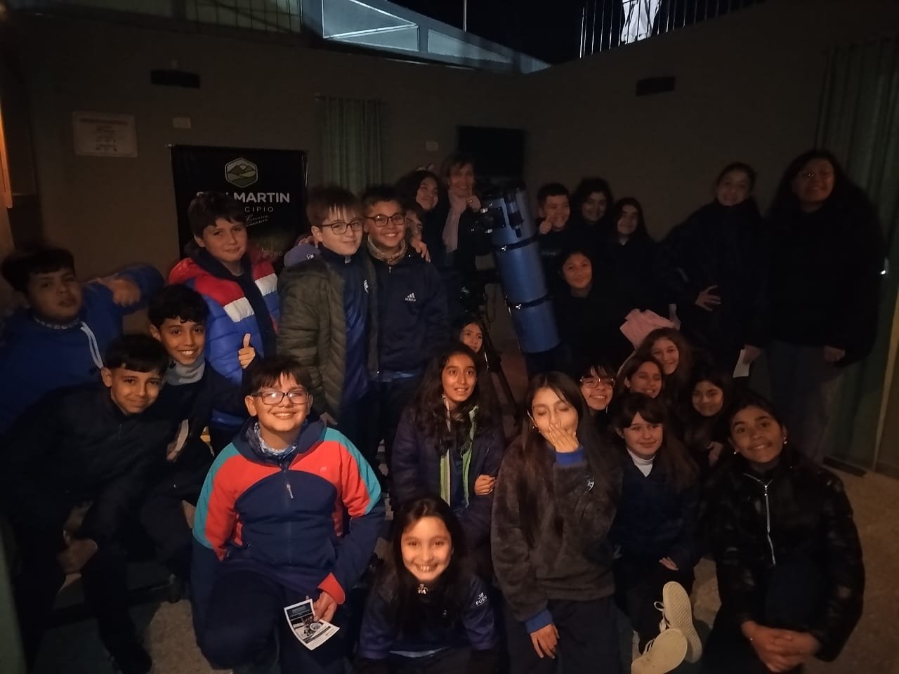 El Observatorio Astronómico de San Martín recibió a estudiantes de Rawson