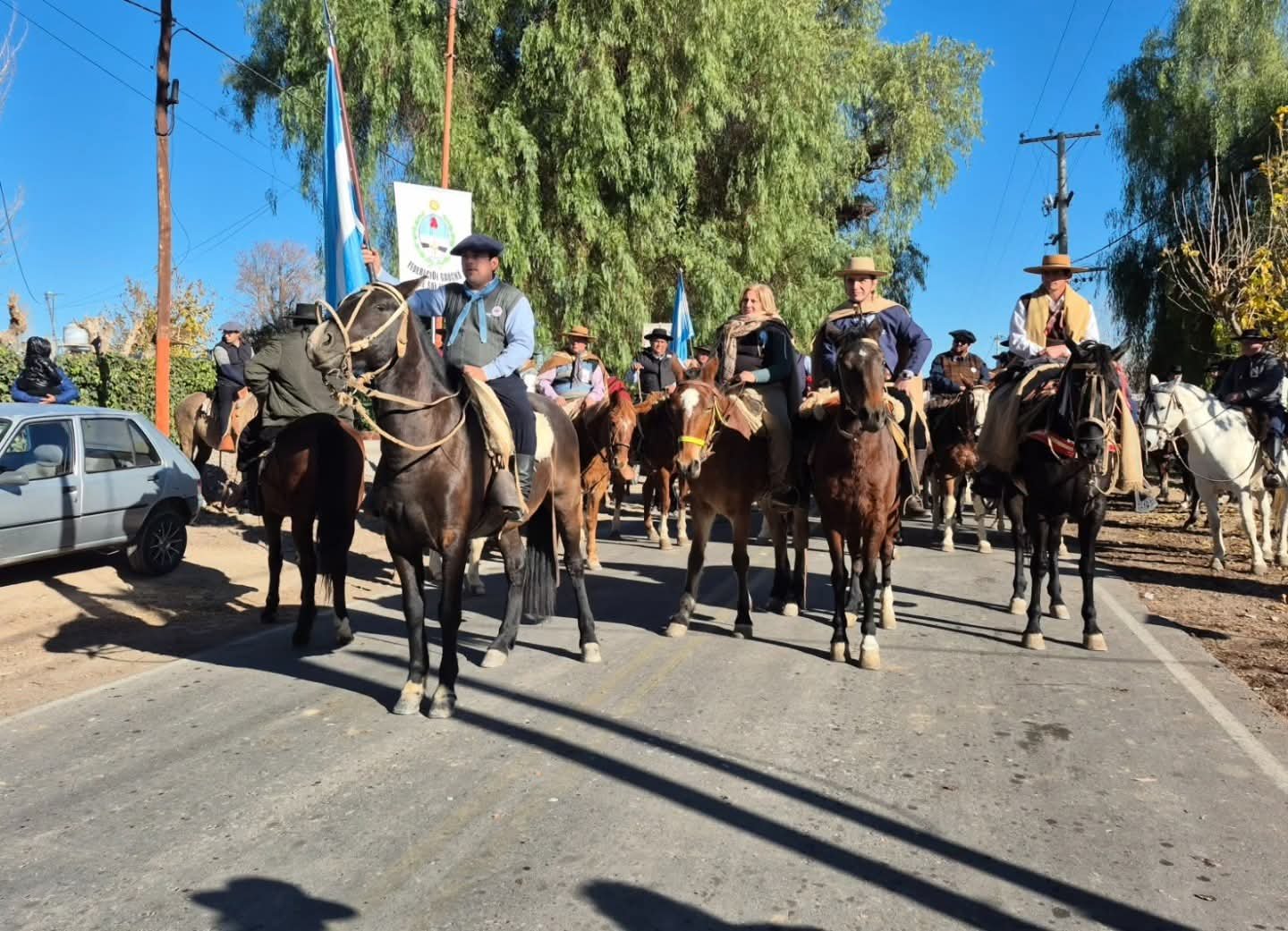 San Martín celebró con orgullo la 4.ª Cabalgata en homenaje a Manuel Belgrano