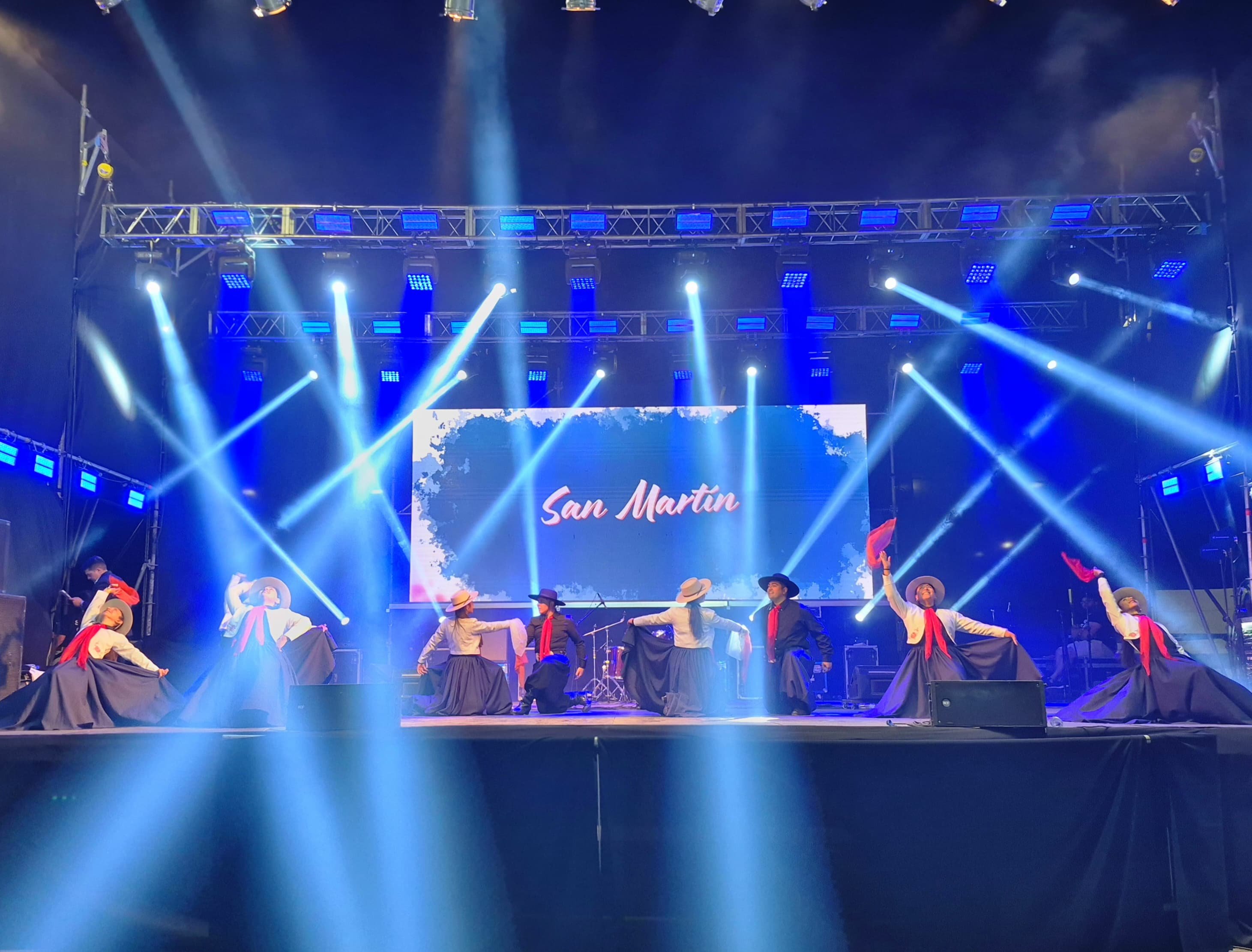 San Martín cerró su participación en la Fiesta Nacional del Sol con gran acompañamiento del público