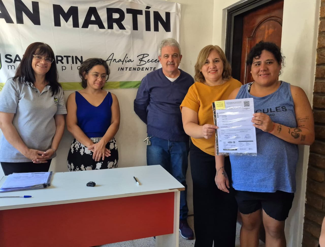 Nueva entrega de Certificados Únicos de Discapacidad en San Martín