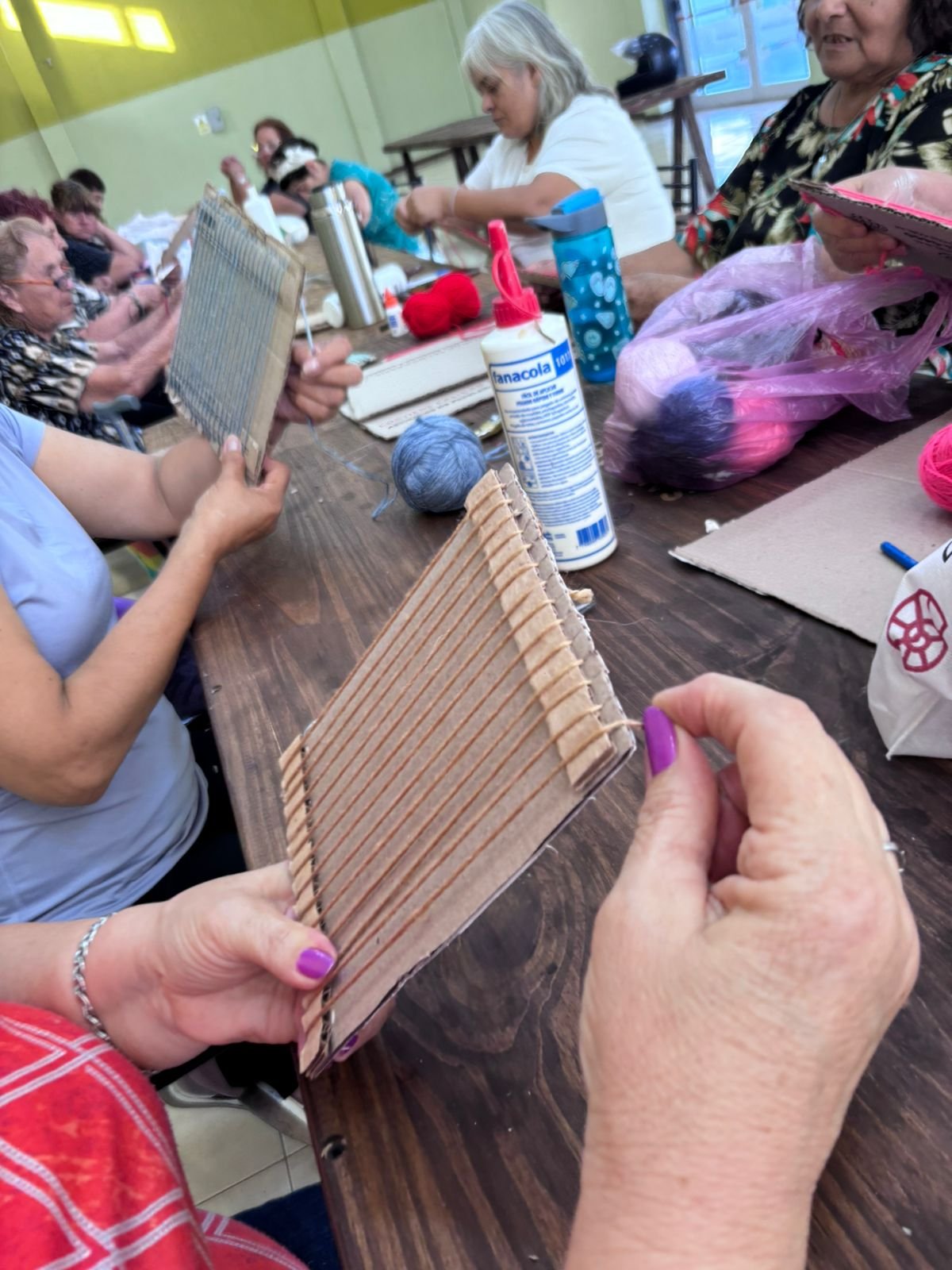 El Taller de Telar reunió a vecinos en la Casa de la Cultura