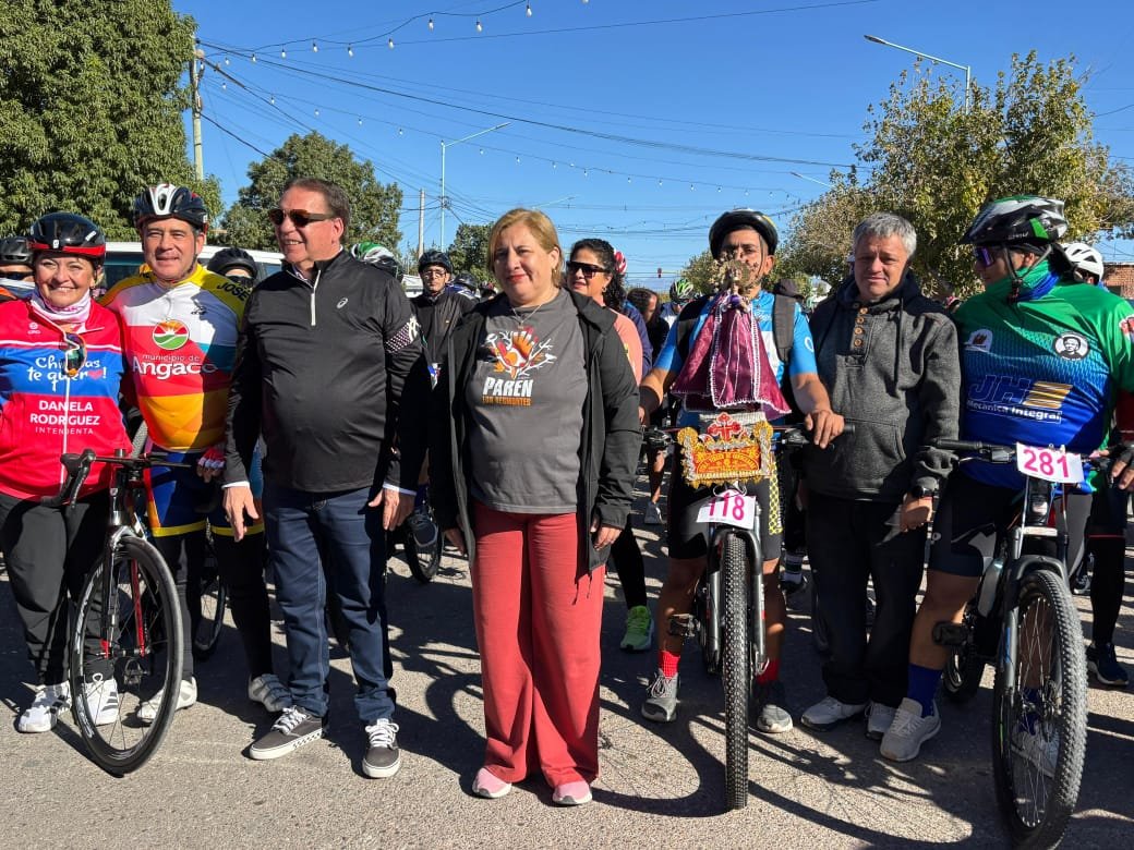 Pedaleando juntos: San Martín dijo presente en el Bicitour Regional de la Fe