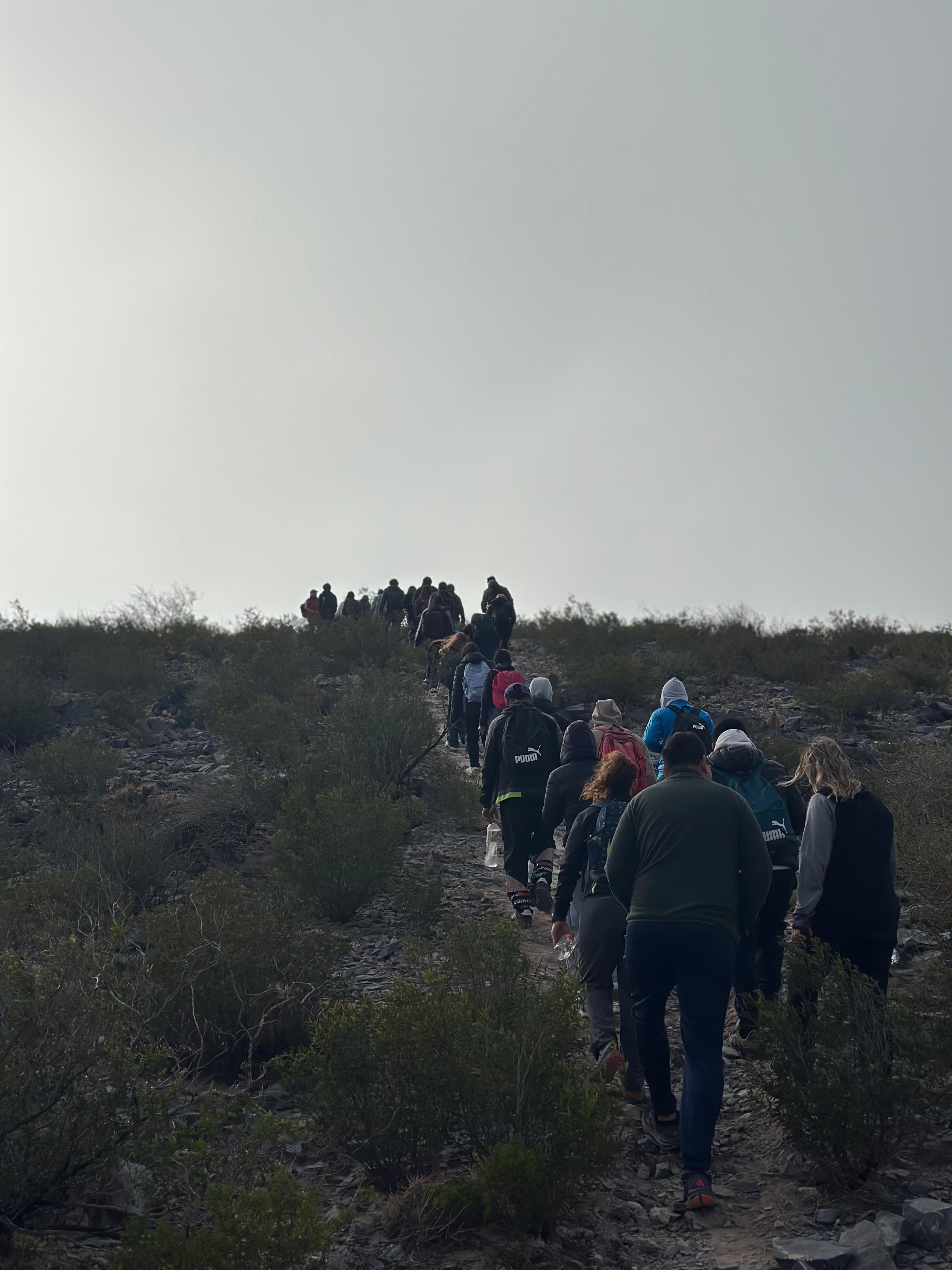 Estudiantes de Rawson participaron de una jornada de ecosenderismo en San Martín